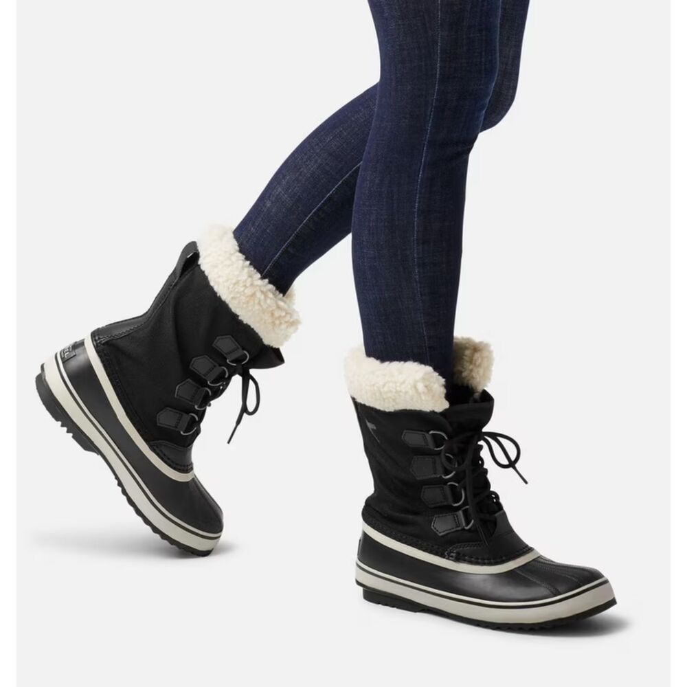 Sorel (Style NL3483-011) Women's Winter Carnival Boots BLACK Sz 7.5